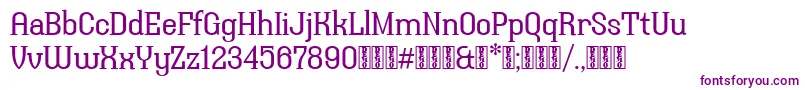 UranosDemo Font – Purple Fonts on White Background