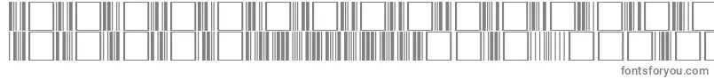 フォントCode3of9Regular – 白い背景に灰色の文字