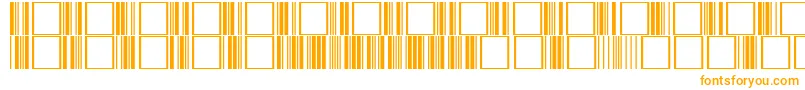 Code3of9Regular Font – Orange Fonts on White Background