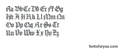 Handtextur Font