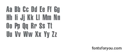 SwissExtraCompressedNormaRegular-fontti