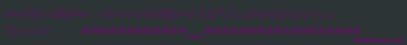 KawaiiMedical Font – Purple Fonts on Black Background
