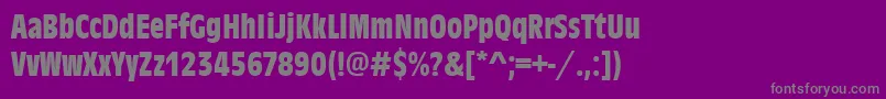 Police AntiqueolitconBold – polices grises sur fond violet