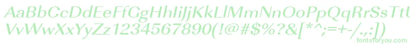 UrwimperialtmedextwidOblique Font – Green Fonts