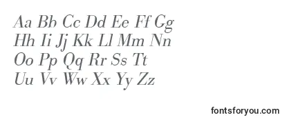 BodonistdLightItalic Font