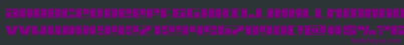 Michigan Font – Purple Fonts on Black Background