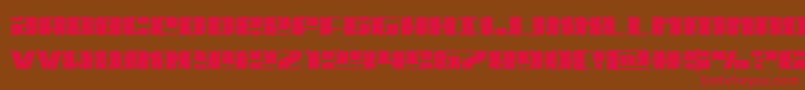 Michigan Font – Red Fonts on Brown Background