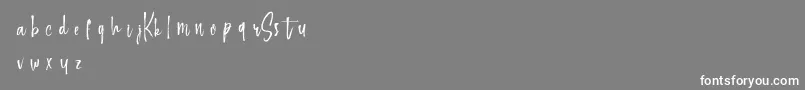 fuente Keepscrollingdemo – Fuentes Blancas Sobre Fondo Gris