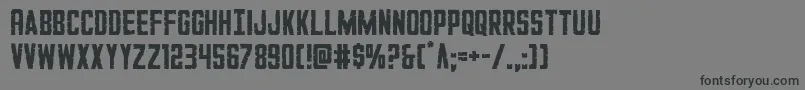GiIncognito-Schriftart – Schwarze Schriften auf grauem Hintergrund