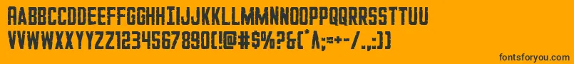 GiIncognito Font – Black Fonts on Orange Background