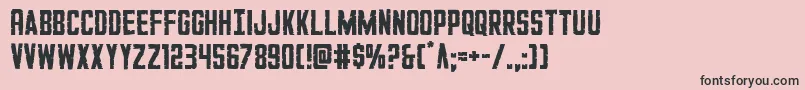 GiIncognito Font – Black Fonts on Pink Background