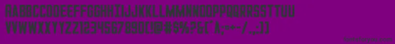 GiIncognito Font – Black Fonts on Purple Background