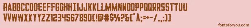 GiIncognito Font – Brown Fonts on Pink Background