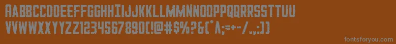 GiIncognito Font – Gray Fonts on Brown Background