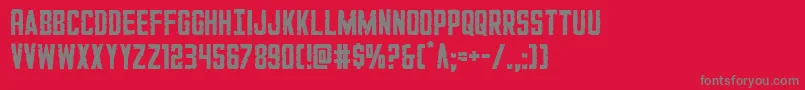 GiIncognito Font – Gray Fonts on Red Background