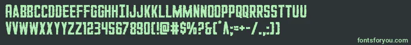GiIncognito Font – Green Fonts on Black Background