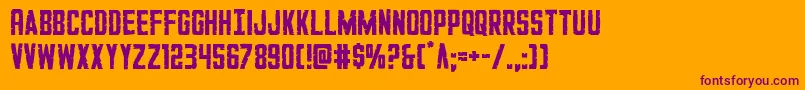 GiIncognito Font – Purple Fonts on Orange Background