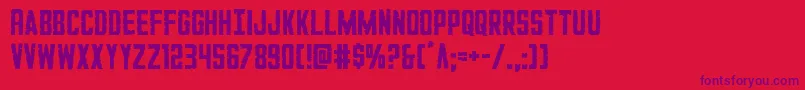 GiIncognito Font – Purple Fonts on Red Background