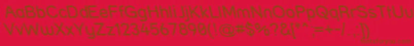 Strrvit Font – Brown Fonts on Red Background
