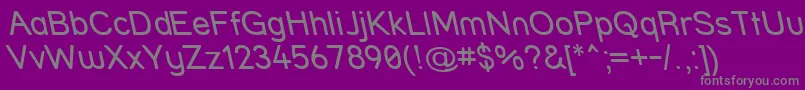 Strrvit Font – Gray Fonts on Purple Background