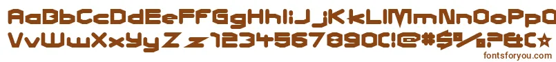 CharlesInCharge-fontti – ruskeat fontit valkoisella taustalla