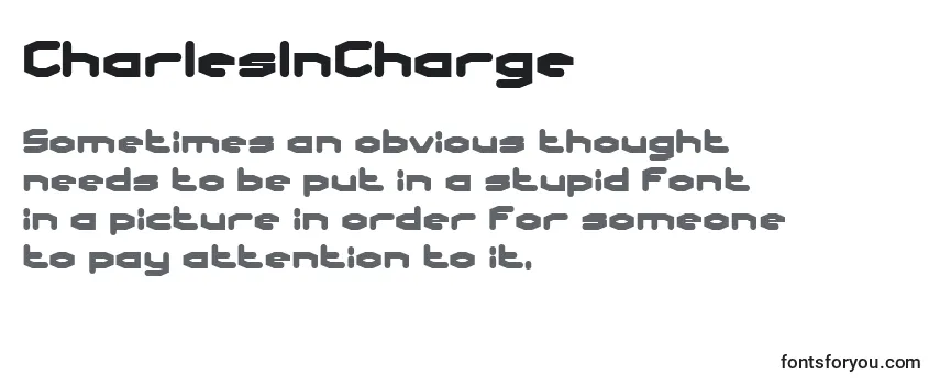 CharlesInCharge フォントのレビュー