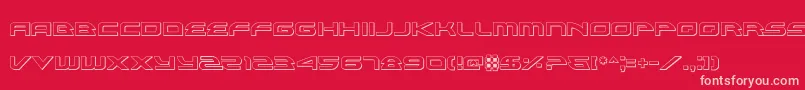 More about Alexis3D Font Alexis3D Font – Pink Fonts on Red Background