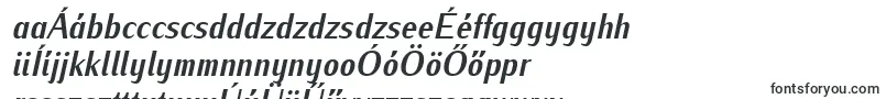 Шрифт IwonacondBolditalic – венгерские шрифты