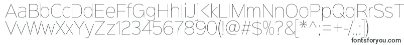 Sinkinsans100thin-Schriftart – Schriften für Adobe