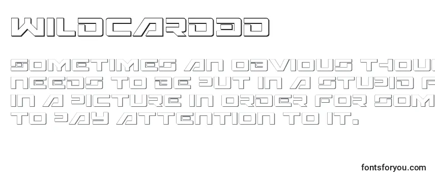 Wildcard3D Font