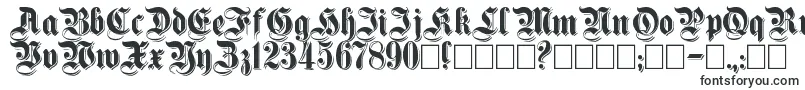 Shadowed Font – Gothic Fonts