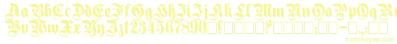 Shadowed Font – Yellow Fonts