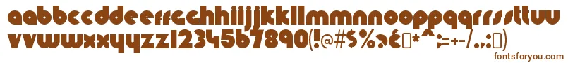 KnuckledownRegular Font – Brown Fonts