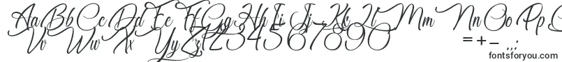 Шрифт Chocolatines – рукописные шрифты