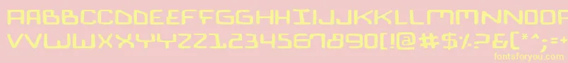 fuente Biocomv2e – Fuentes Amarillas Sobre Fondo Rosa