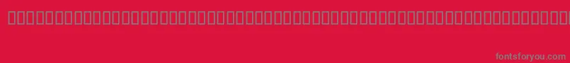 ShRoqa Font – Gray Fonts on Red Background