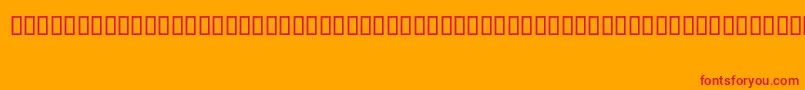 ShRoqa Font – Red Fonts on Orange Background
