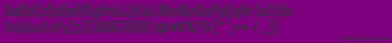 PoliticaBold-fontti – mustat fontit violetilla taustalla