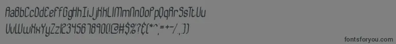 フォントBewilder – 黒い文字の灰色の背景