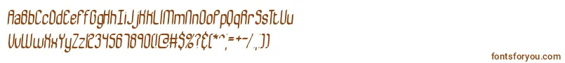Шрифт Bewilder – коричневые шрифты на белом фоне
