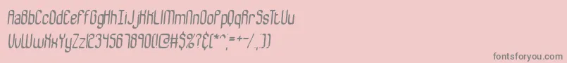 Bewilder Font – Gray Fonts on Pink Background