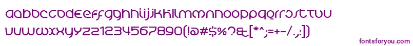 Шрифт TierraBlanca – фиолетовые шрифты на белом фоне