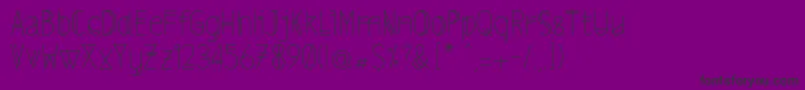 fuente Lslightalt – Fuentes Negras Sobre Fondo Morado