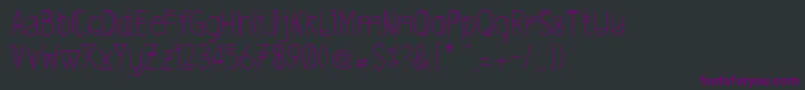 Lslightalt-Schriftart – Violette Schriften auf schwarzem Hintergrund