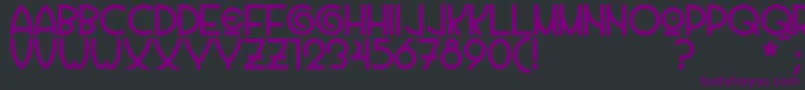 Vila Font – Purple Fonts on Black Background