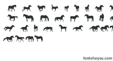DjHorses1 font – Fonts Animals