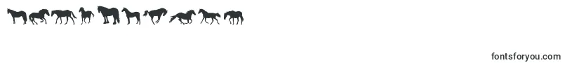 DjHorses1-Schriftart – Schriften für Zahlen und Nummern