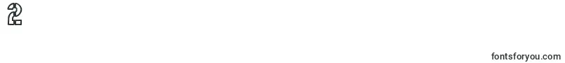 フォントMute Fruit White Krash – フォント数字2