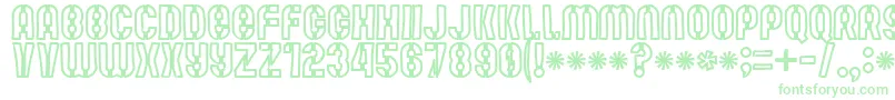 Mute Fruit White Krash Font – Green Fonts
