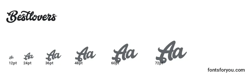 Bestlovers Font Sizes
